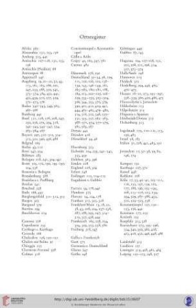Ortsregister