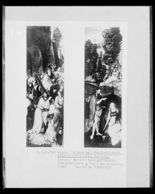 Kreuztragung Christi; Noli me tangere