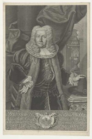 Bildnis des Fridericus Ernestus Finckler