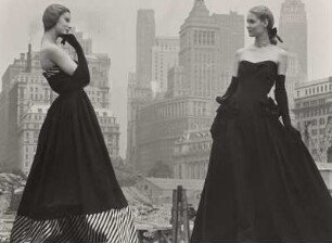 Modeaufnahme, Modelle Rone Compton, Lili Carlson und Natalie (Mademoiselle)
