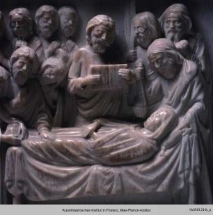 Antependium mit Szenen aus dem Leben Mariens : Dormitio Virginis