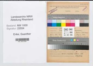 Entnazifizierung Guenther Enke, geb. 08.07.1912 (Beamter)