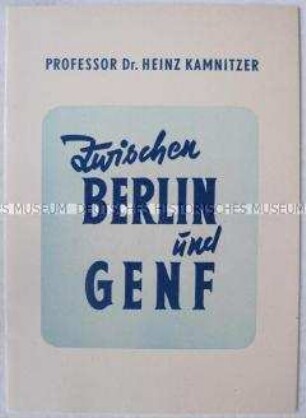 Rede von Kamnitzer und Entschließung der Präsidiumstagung des Deutschen Friedensrates zur Genfer Außenministerkonferenz
