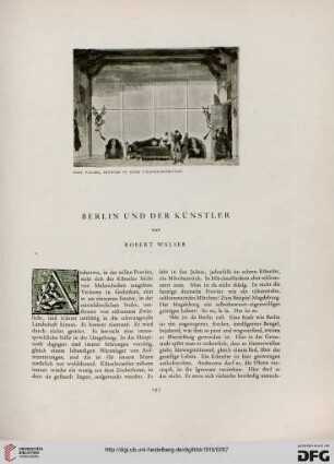 Berlin und der Künstler