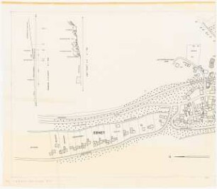Landschaftsaufbauplanung Bellingen: Grundriss 1:1000, Schnitte 1:500