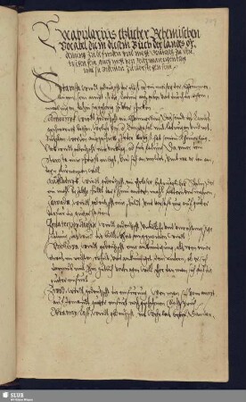 Vocabularius etzlicher Behemischen Vocabel, die in diesem Buch der Landesordnung zu befinden und nicht deutlich zu deutzschen sein.