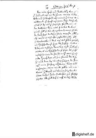 13: Brief von Friedrich Bouterwek an Johann Wilhelm Ludwig Gleim