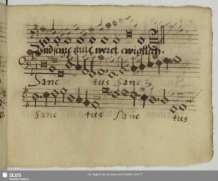 [Stoltzer, Thomas:] Sanctus