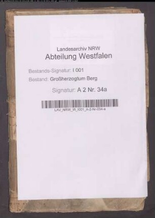 Nachweisungen der Holzungen der eigenhörigen Bauern des Münsterischen Studienfonds