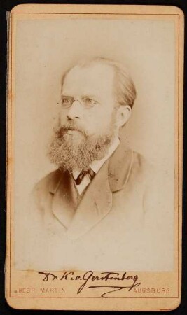 Dr. K. v. Gerstenberg