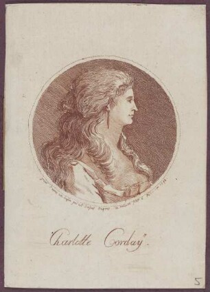 Bildnis der Charlotte de Corday d'Armont
