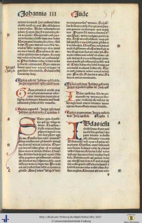 Argumentum in epistolam beati Judᶒ apostoli