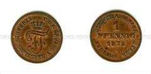 Mecklenburg-Schwerin, 1 Pfennig