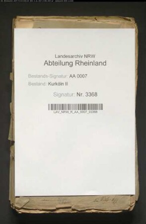 Fassbinderamt zu Bonn gegen einige seiner Mitmeister wegen der Abänderung der Forderungen für das Meisterstück