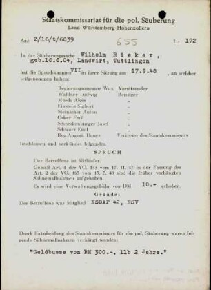 Rieker, Wilhelm