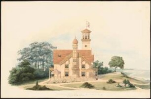 Villa am Wasser, Berlin (?): Ansicht Maßstabsleiste Fuß