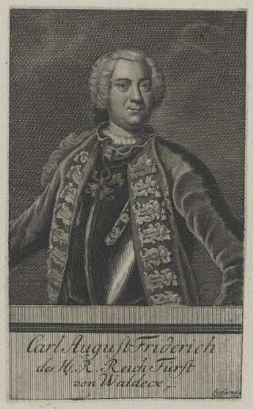 Bildnis des Carl August Friderich von Waldeck