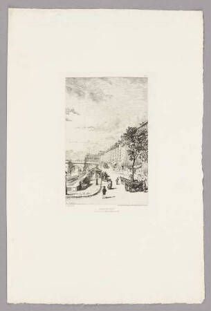 Paris en train. Le quai de la Mégisserie en 1860, aus: "Paris in Bewegung"