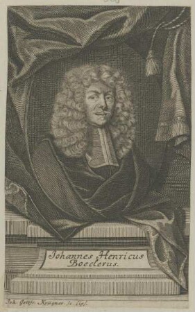 Bildnis des Johannes Henricus Boeclerus