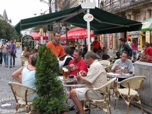 Prag - Gasthaus : Gasthaus in Prag, aufgenommen im Mai 2004