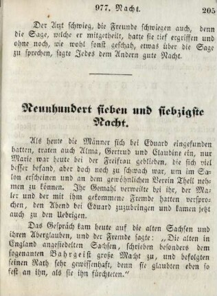 Neunhundert sieben und siebzigste Nacht
