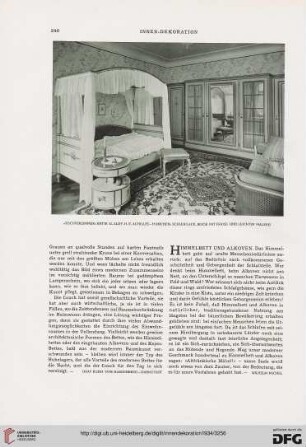 Himmelbett und Alkoven