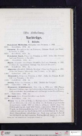 Elfte Abtheilung. Nachträger (Nr. 10101 - 13000)