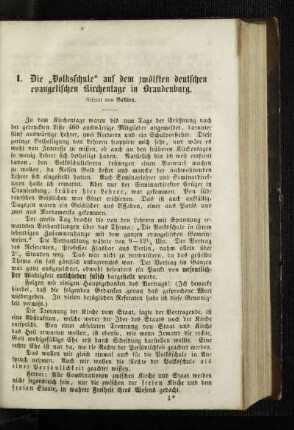 ¬Die¬ "Volksschule" auf dem zwölften deutschen evangelischen Kirchentage in Brandenburg : Referat