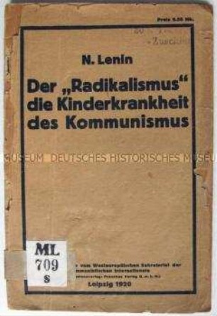 Gesellschaftstheoretische Schrift von Lenin