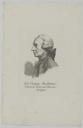 Bildnis des Ioh. Gaspar Fuesslinus