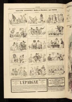 Semaine agricole (Halles et Marchés), par Pépin