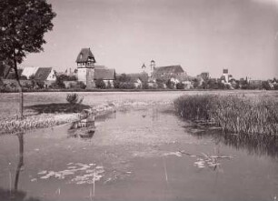 Dinkelsbühl, Stadtansicht : Dinkelsbühl. Stadtansicht von Südosten