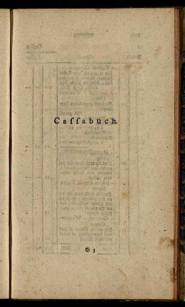 Cassabuch.