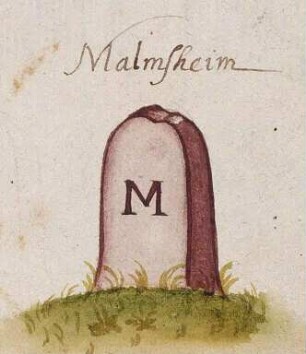 Malmsheim, Renningen BB (Leonberger Forst, Marksteinzeichen I)