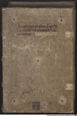 Jncipit su[m]ma super titulis decretaliu[m], 5. Incipit liber quintus de accusationib[us] et denu[n]tiacionibus et inquisitionibus