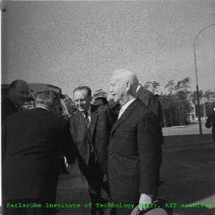Besuch von Dr. Karl Heinrich Lübke (Bundespräsident der Bundesrepublik Deutschland (BRD)) am Kernforschungszentrum Karlsruhe (KfK)