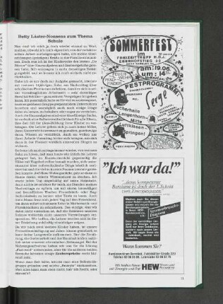 Betty Läster-Nonsens zum Thema Schule