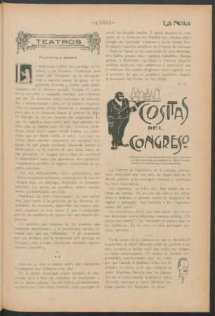 Teatros : Preparativos y anuncios