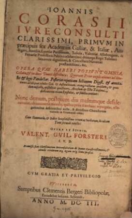 Opera quae haberi possunt omnia