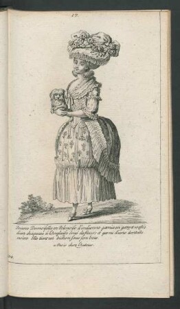 34. Jeune Demoiselle en Polonoise d'indienne ...
