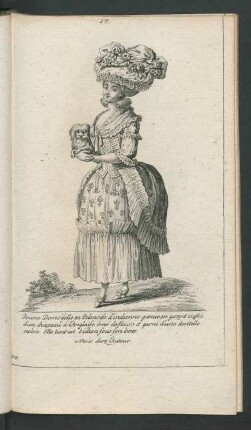 34. Jeune Demoiselle en Polonoise d'indienne ...