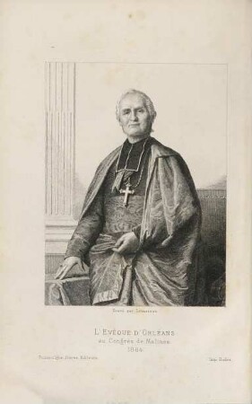 Vie de Mgr Dupanloup, évêque d'Orléans, membre de l'Académie Française, 2. L'Évêque D'Orléans : premiére partie