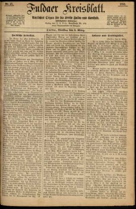 Ausgabe vom Dienstag, den 06. März 1883.