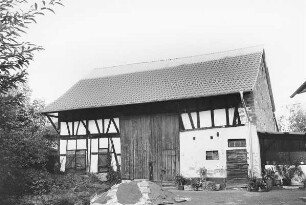 Scheune, Fachwerk; Hasselroth, Alte Dorfstraße 10