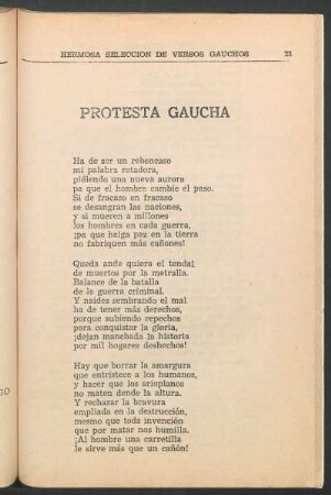 Protesta gaucha