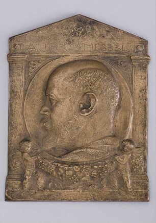 Porträtrelief Alfred Messel