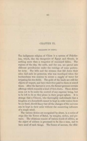Chapter IX. Religions of China.