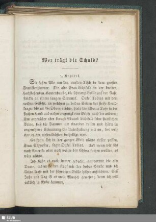 Wer trägt die Schuld?