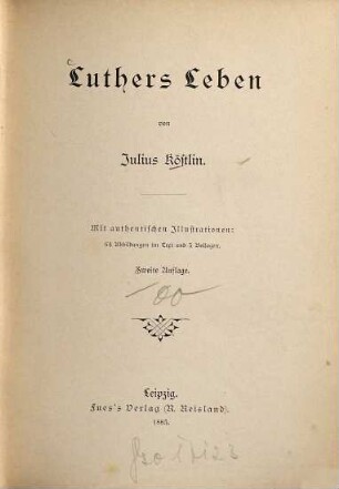 Luthers Leben