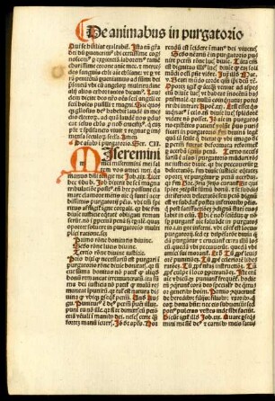 De animabus in purgatorio. Ser. CII.